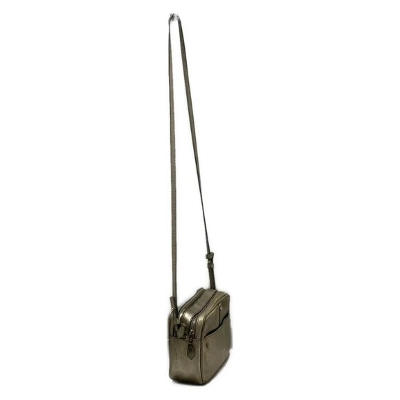 Auth GIORGIOARMANI - Gold Leather Shoulder Bag - Picture 4 of 8